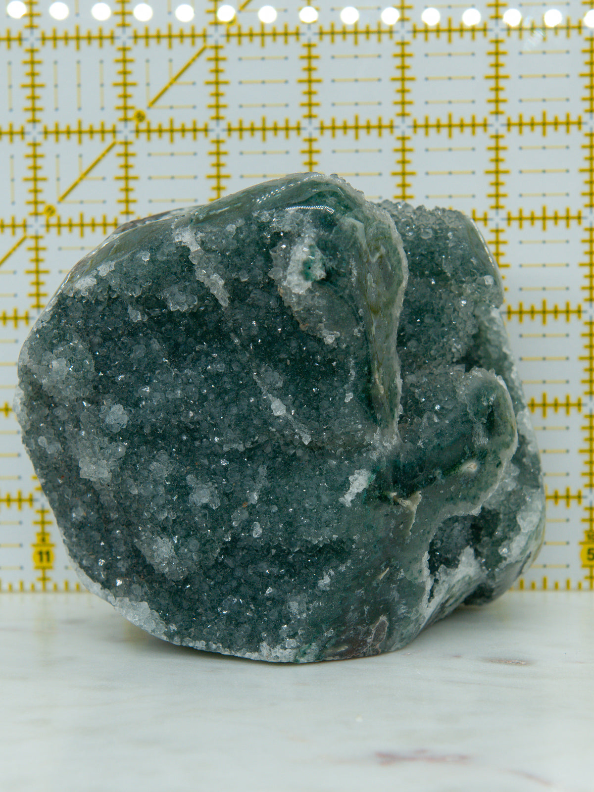 Green Rainbow Amethyst Stalactite Freeform
