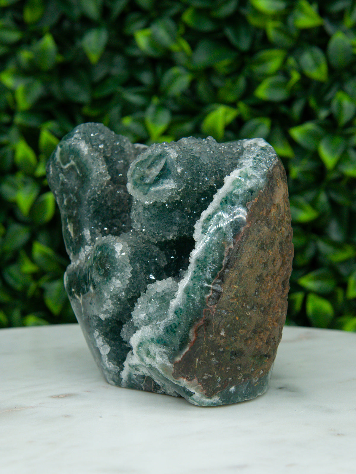 Green Rainbow Amethyst Stalactite Freeform